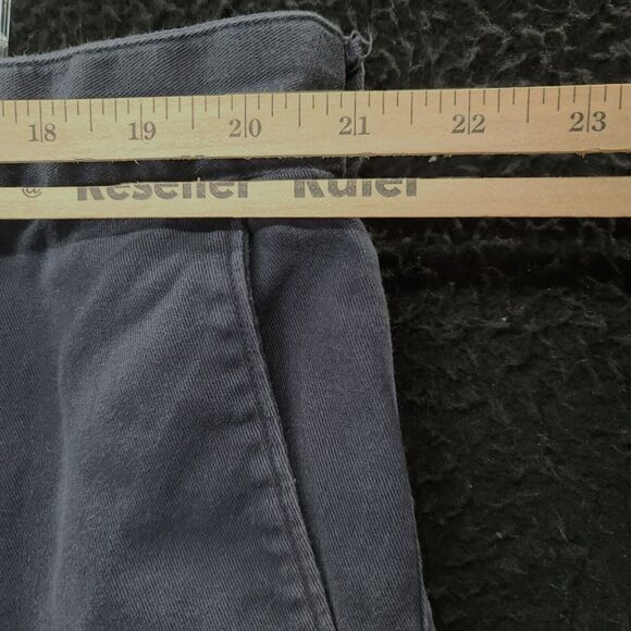 Van Heusen Mens Shorts Blue Size 44 100% Cotton Button Zip Close Pockets - Picture 4 of 11